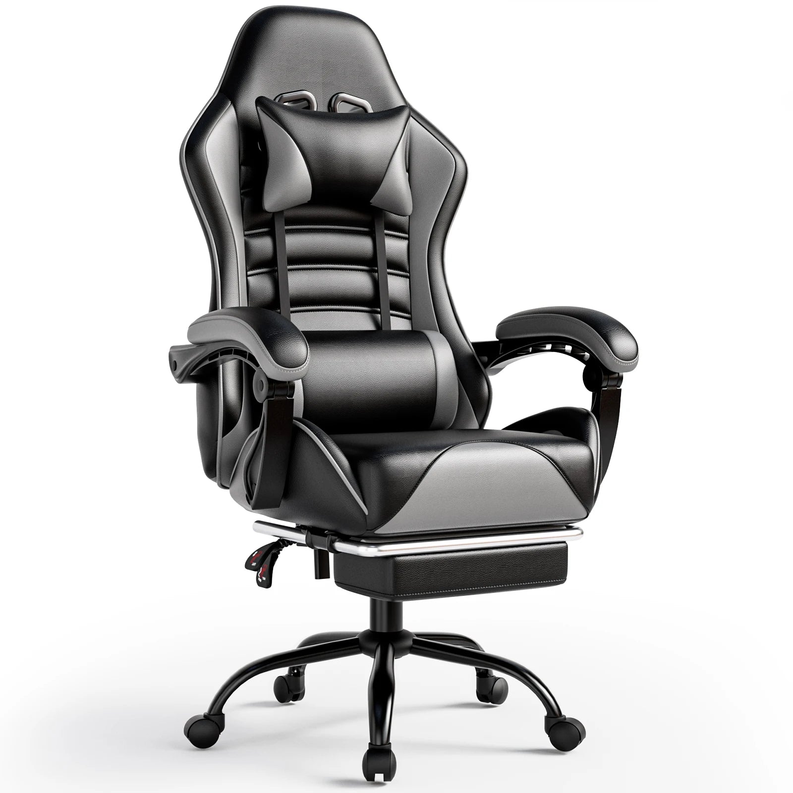 Ergonomic Gaming Chair with Footrest