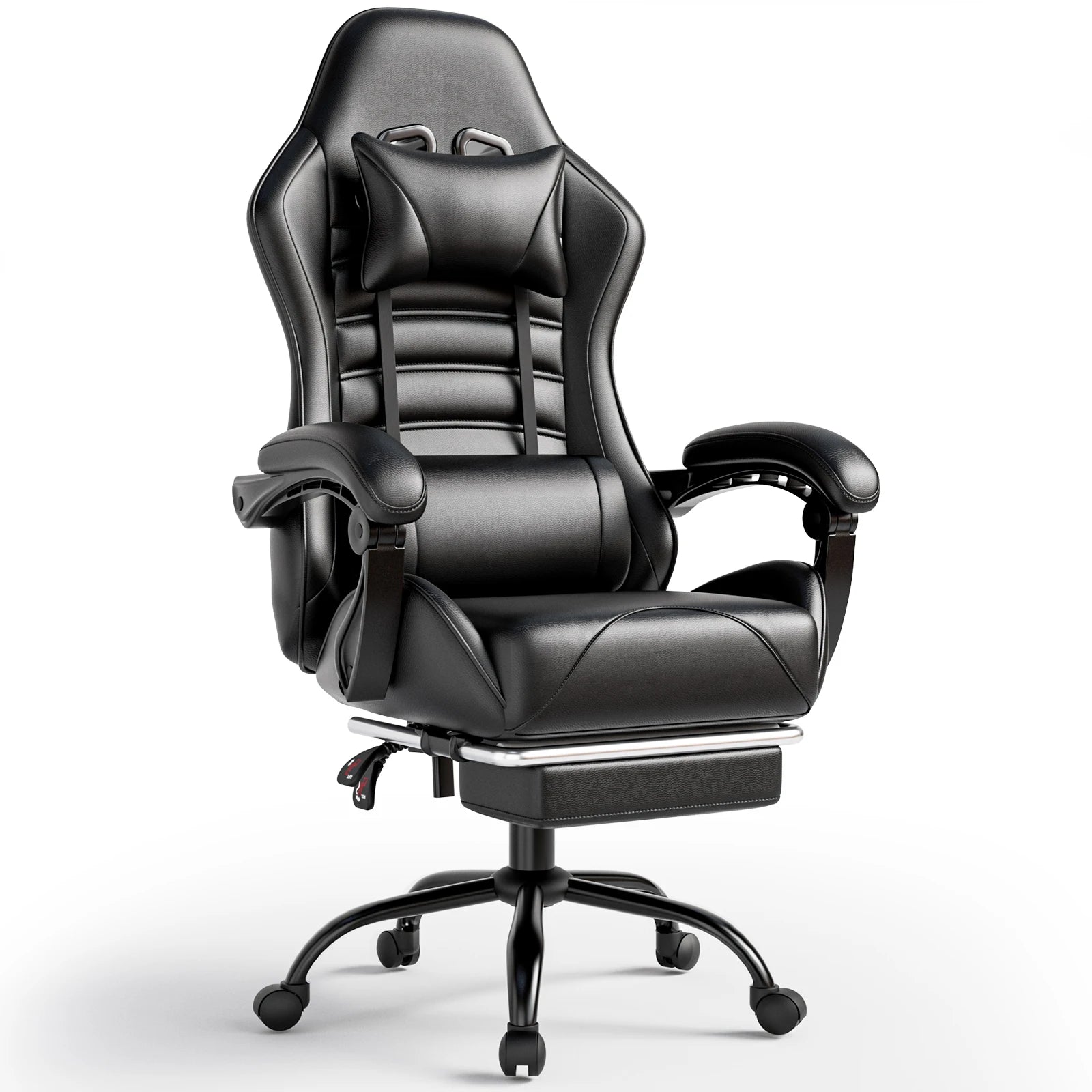 Ergonomic Gaming Chair with Footrest