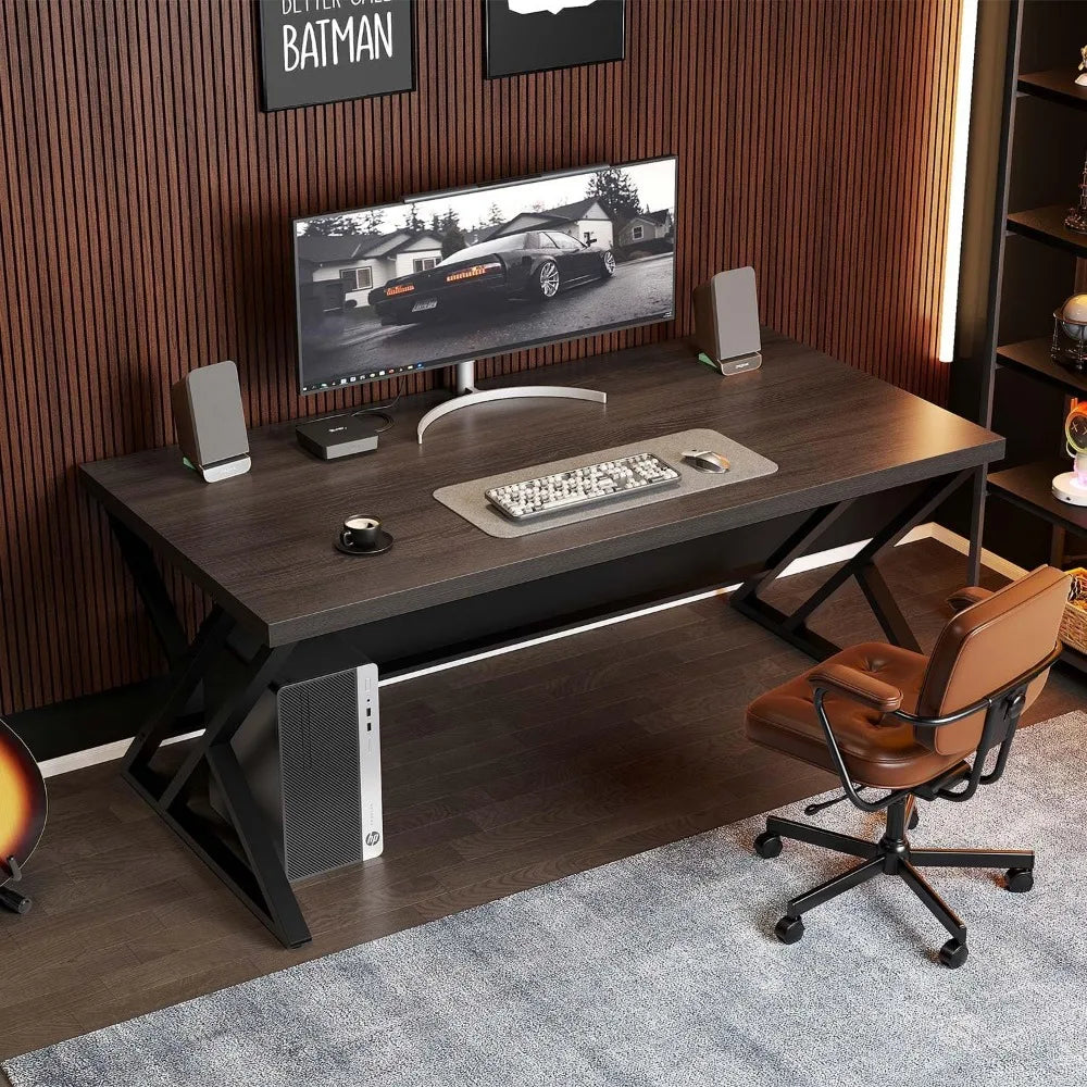 Industrial X Desk, Medium Sized Multipurpose Desk