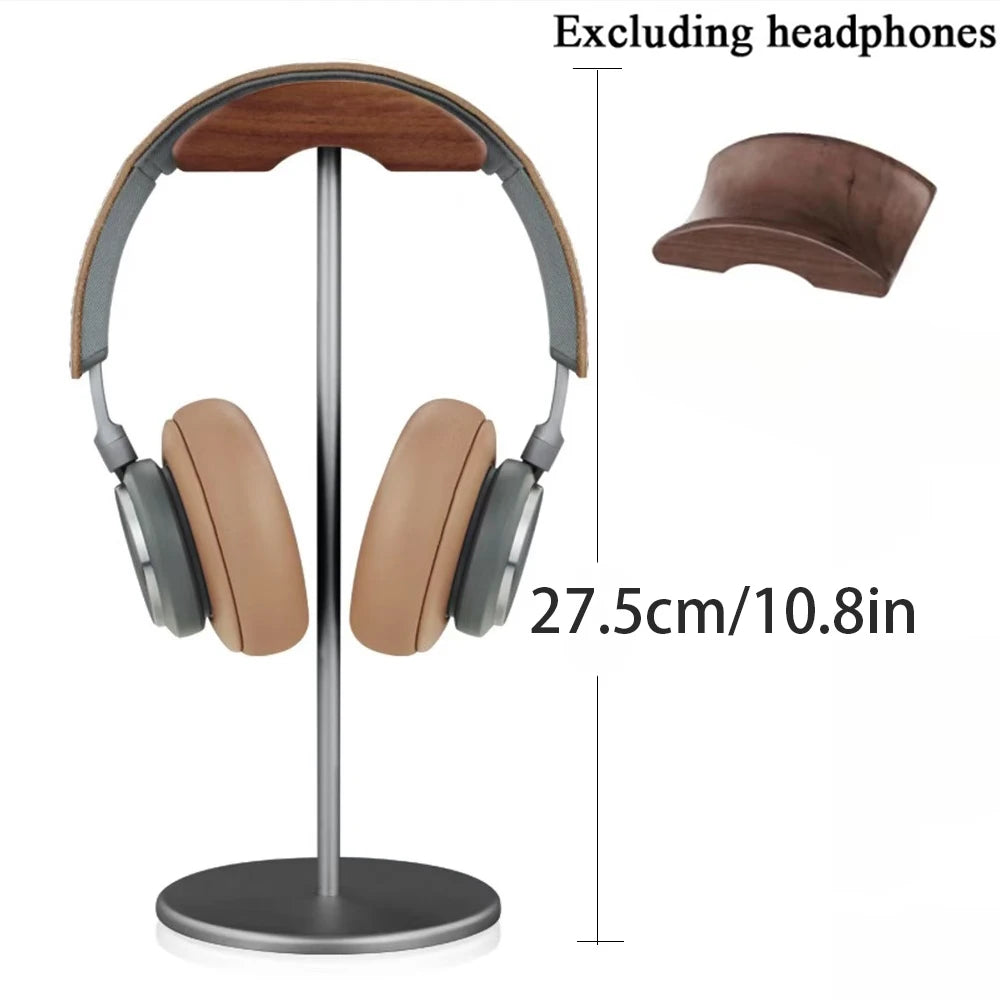 Industrial and Modern Wood/Metal Headphone stand