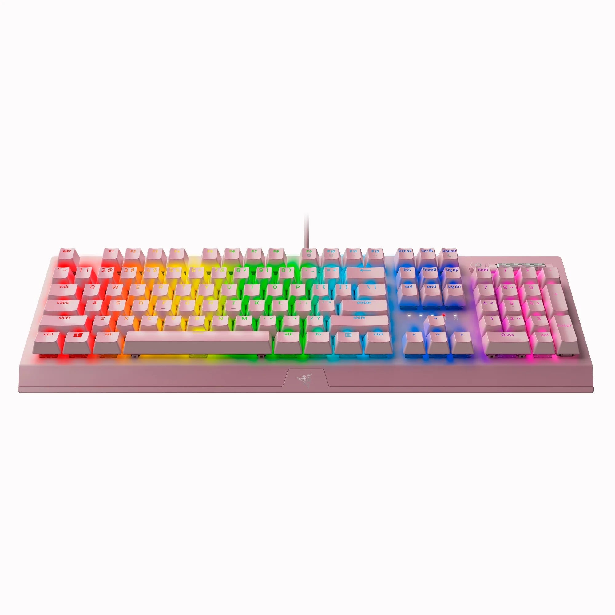 Blackwidow V3 Wired Mechanical Green Clicky Tactile Gaming Keyboard for PC, Chroma RGB, Quartz
