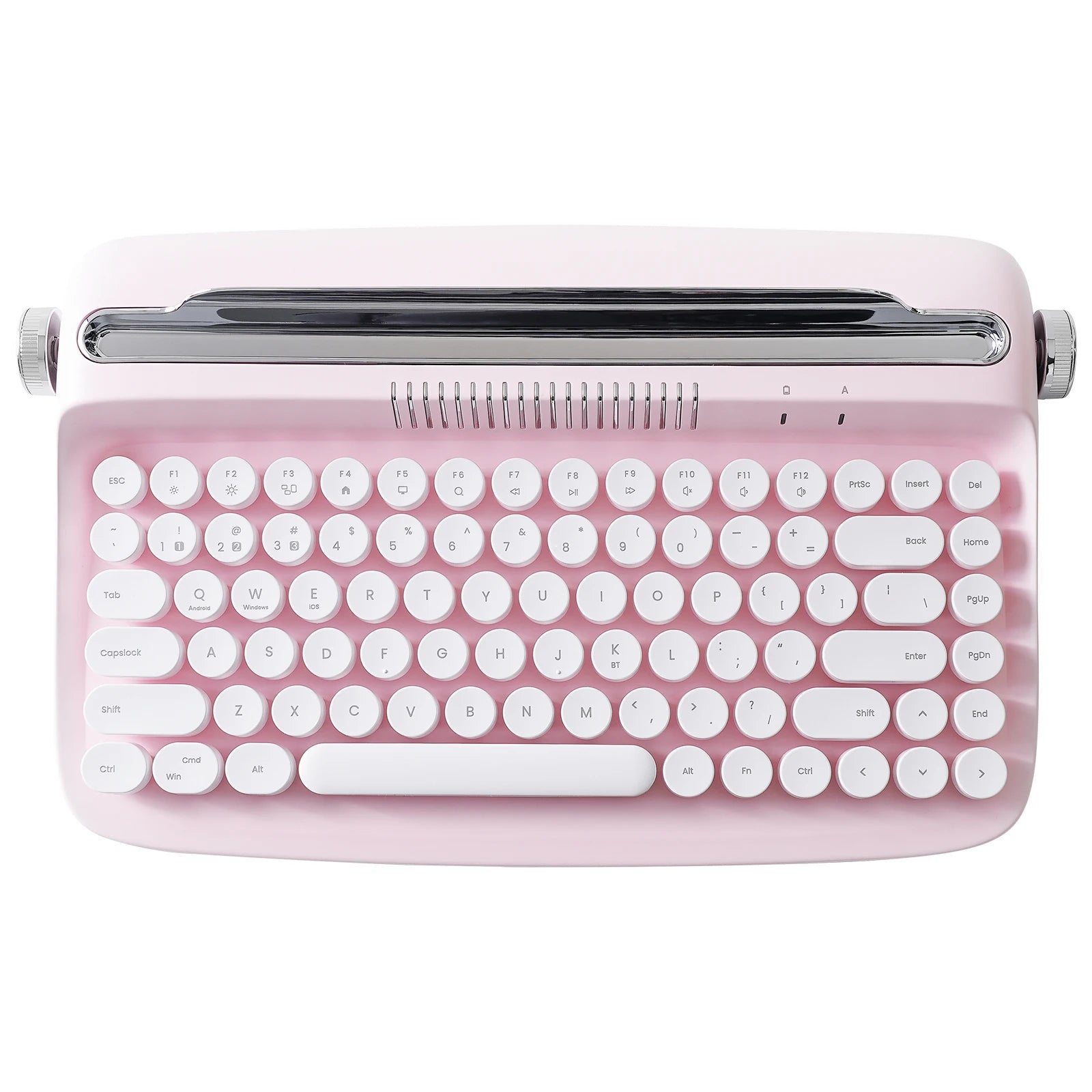 Retro Wireless Typewriter Aesthetic Keyboard