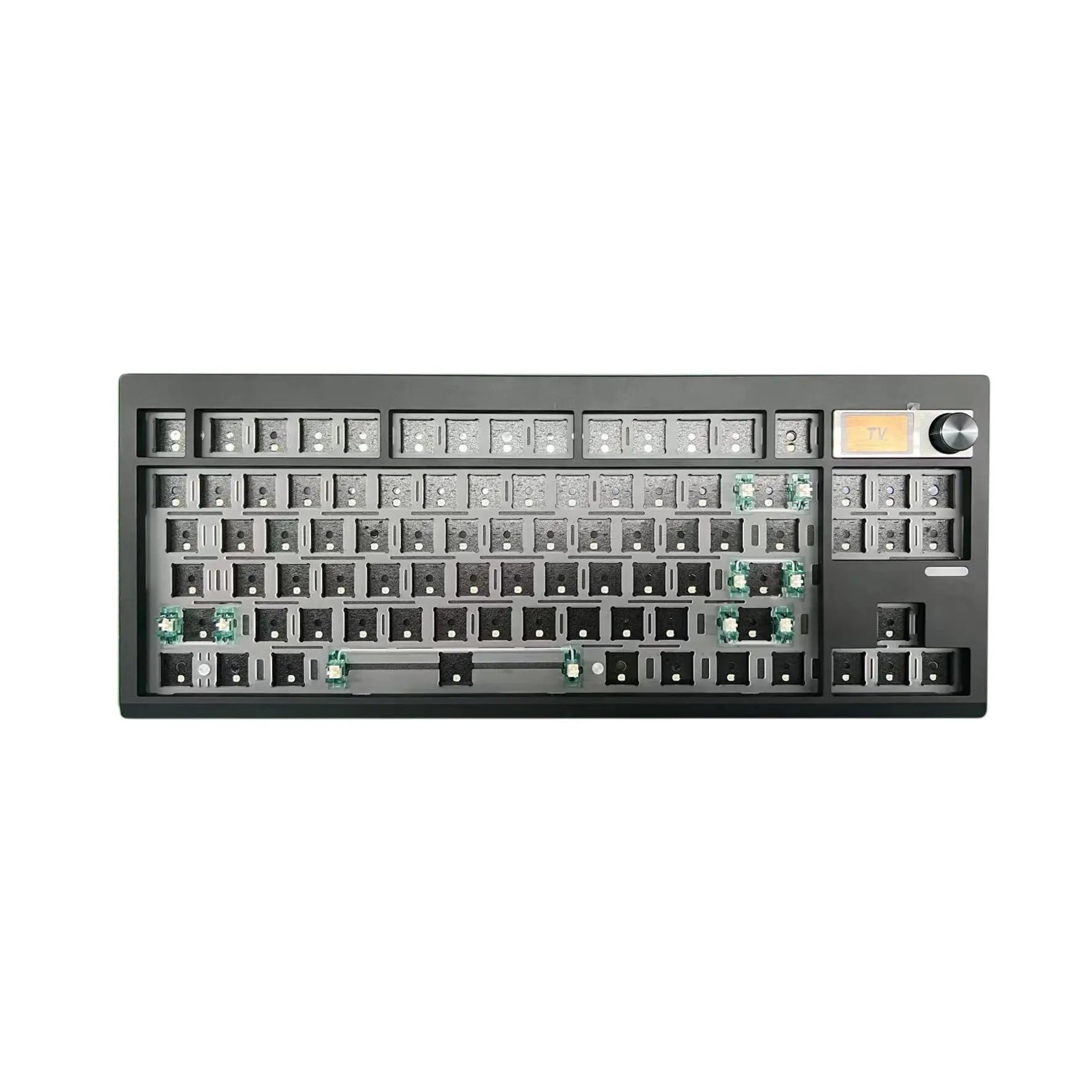 GMK87 Mechanical Keyboard KIT with Display Screen RGB Backlit Gasket Structure Gaming Hot Swap Keyboard for via Customized