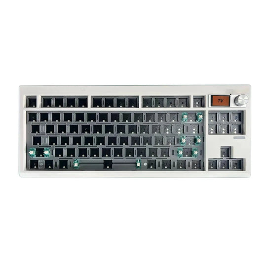 GMK87 Mechanical Keyboard KIT with Display Screen RGB Backlit Gasket Structure Gaming Hot Swap Keyboard for via Customized
