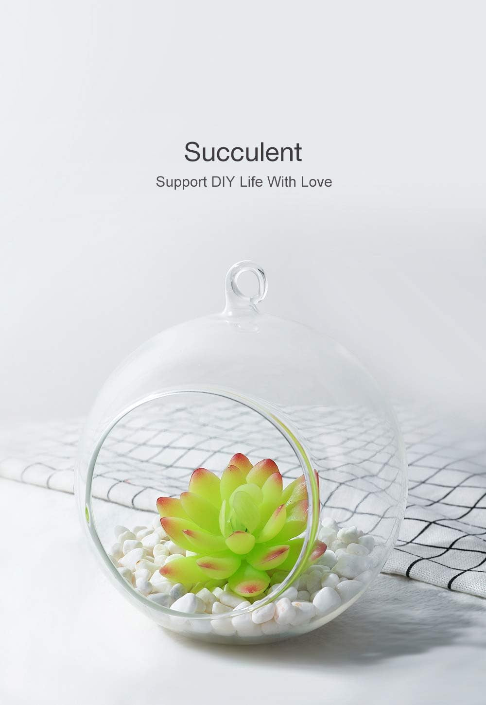 Fake Succulents Plants Artificial Faux Succulents Small 4Pcs Mini Potted Plastic Succulents for Christmas Home Office Living Room Desk Decor Aesthetic