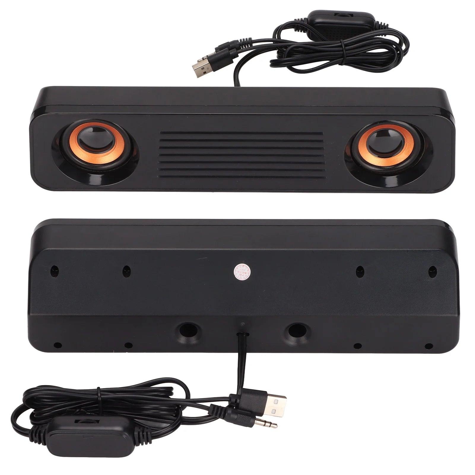 T83 USB Powered Computer Speakers, ABS Green