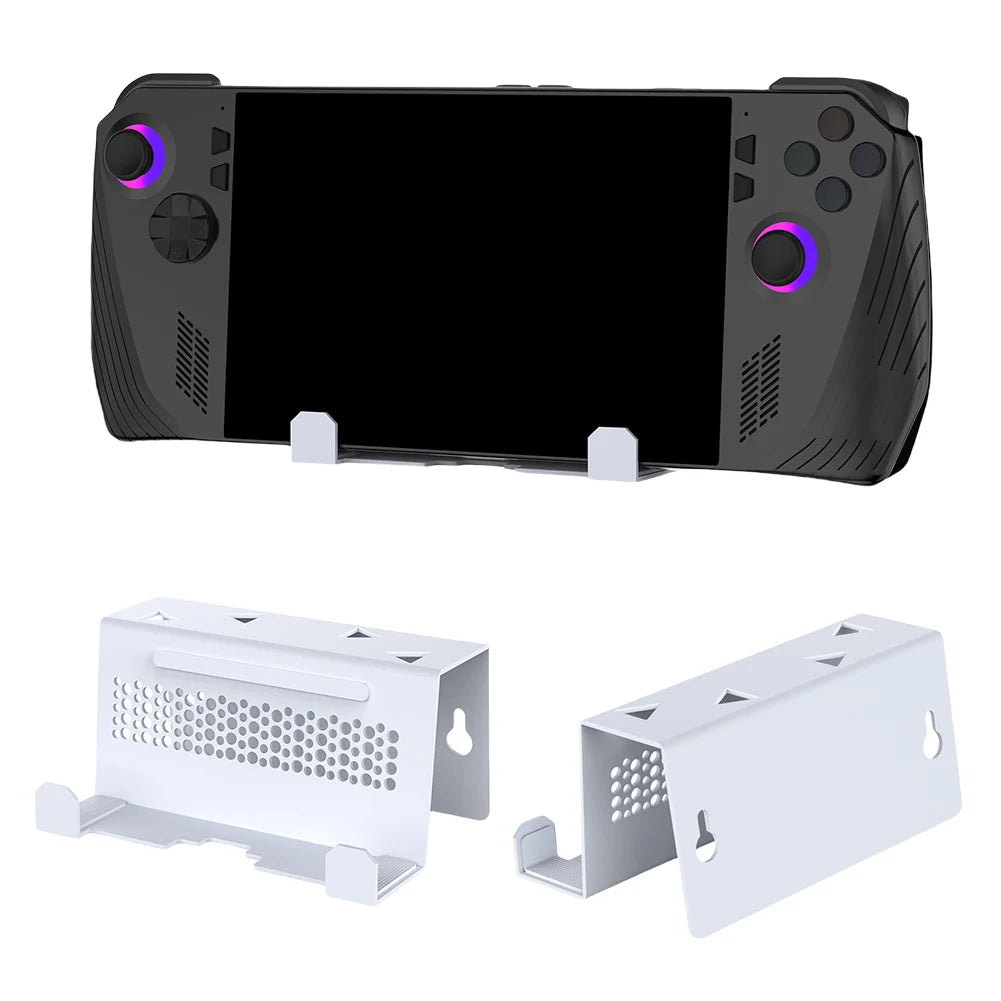 Console Dock Bracket Space Saver TV Dock Accessories Stable Wall Storage Stand for PS5 Portal/Rog Ally X/Switch/Steam Deck