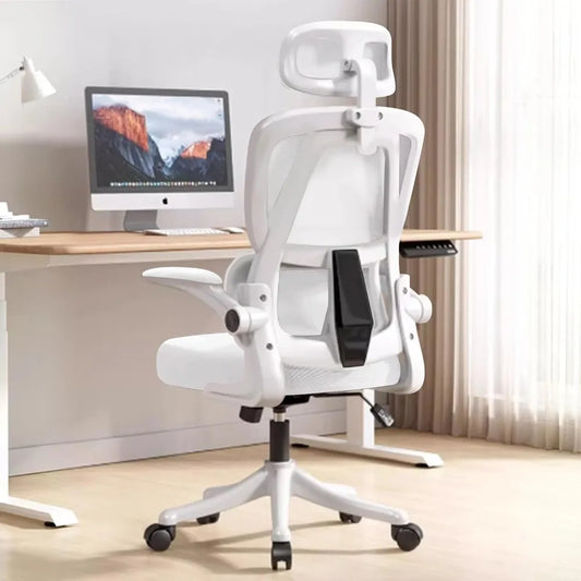 Ergonomic Desk Chairs with Flip-Up Armrests and Lumbar Support