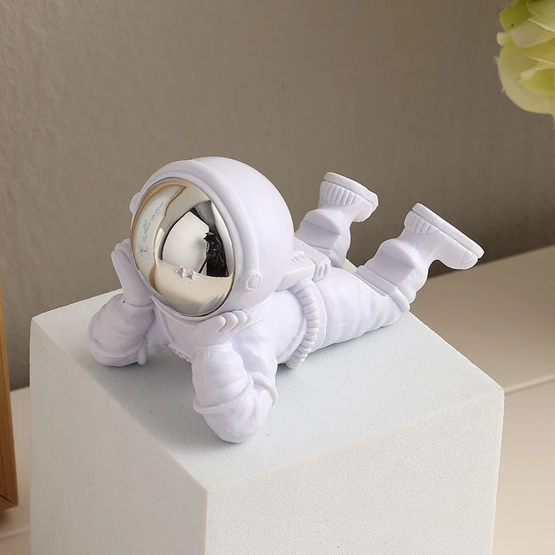 Desktop Astronaut Ornaments, Spaceman Ornaments, Desktop Phone Holder, Home Decoration, Astronaut Statue, Office Decoration