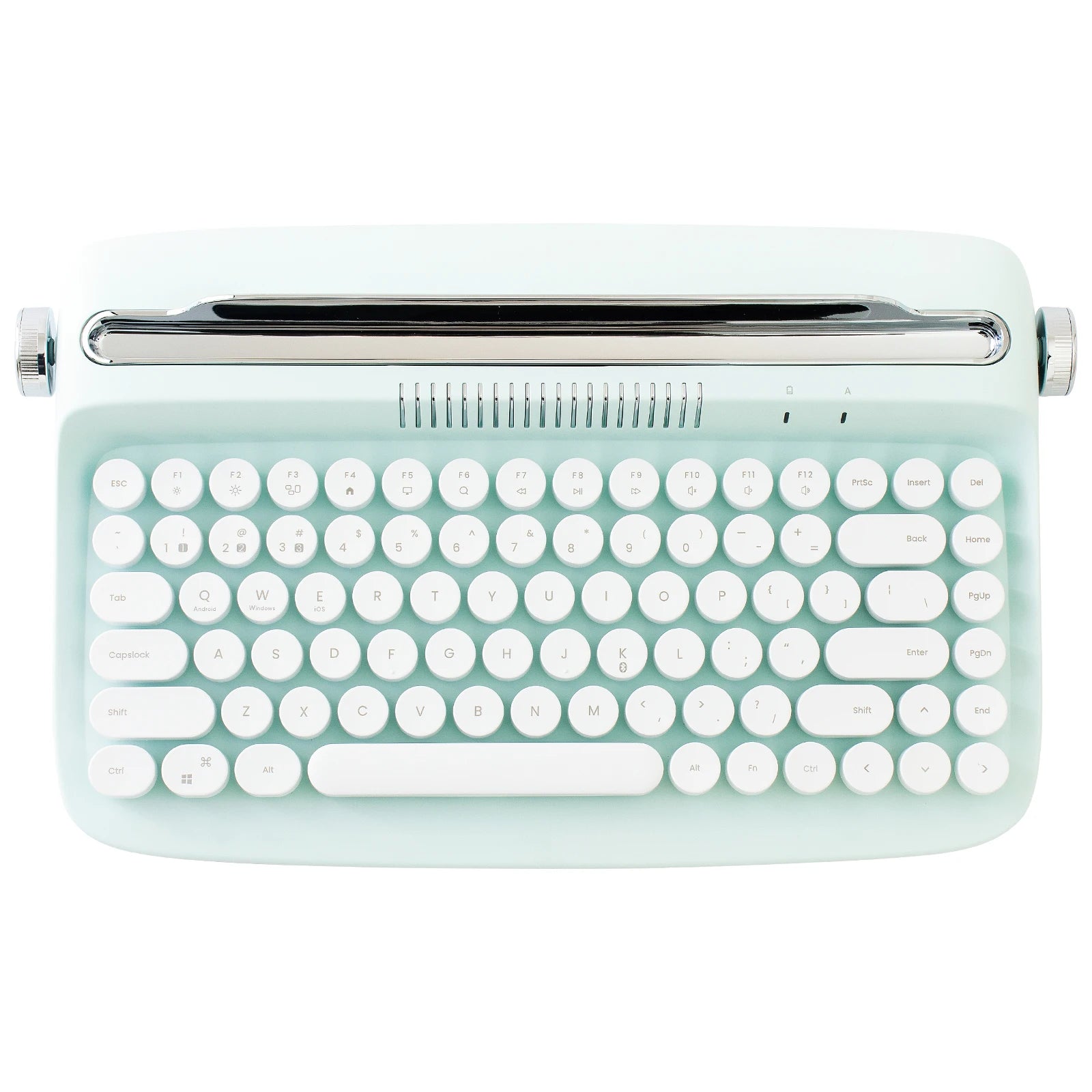 Retro Wireless Typewriter Aesthetic Keyboard