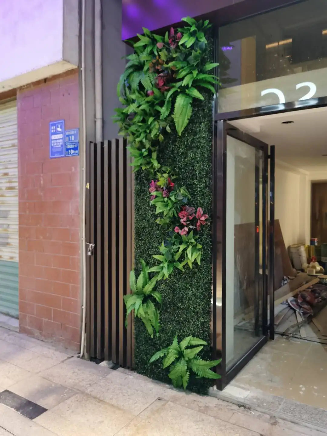 Artificial Grass Wall Plant Wall Is Suitable for DIY Background Decoration, Simulation Plant Wall, Plastic Lawn, Wedding Party,