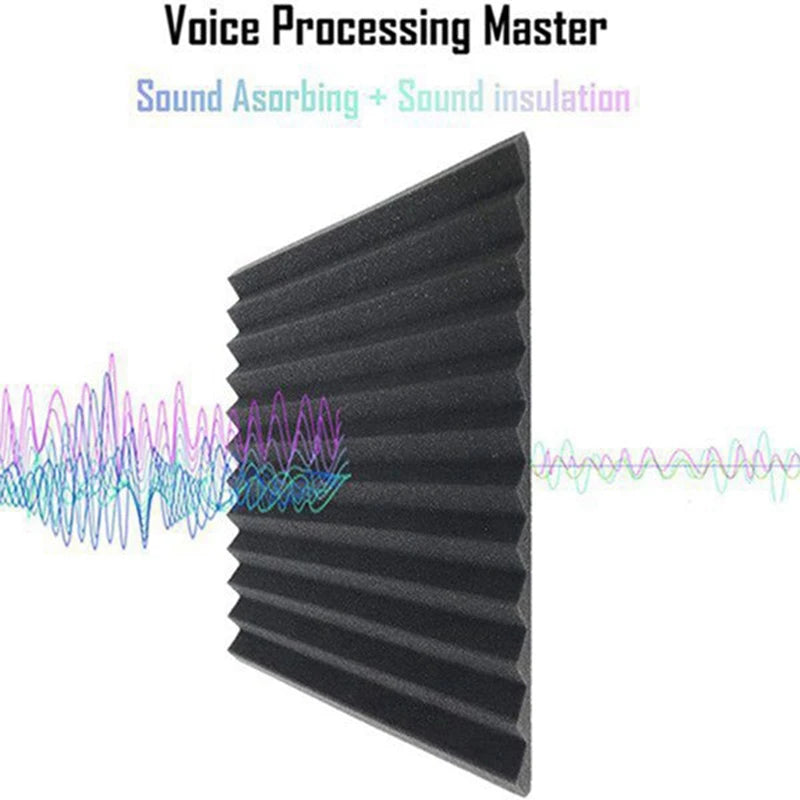 60 Pcs Sound Insulation Board Sound Insulation Studio Foam,For Wall Sound Insulation Board,For Home Studio,2.5X 30X 30Cm CNIM Ho