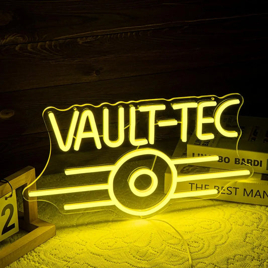 Fallout Neon Sign, Gaming LED Neon Sign ,Shelter Neon Sign for Boys Room Decor, Neon Sign for Wall Decor, Fallout Gamer Gifts