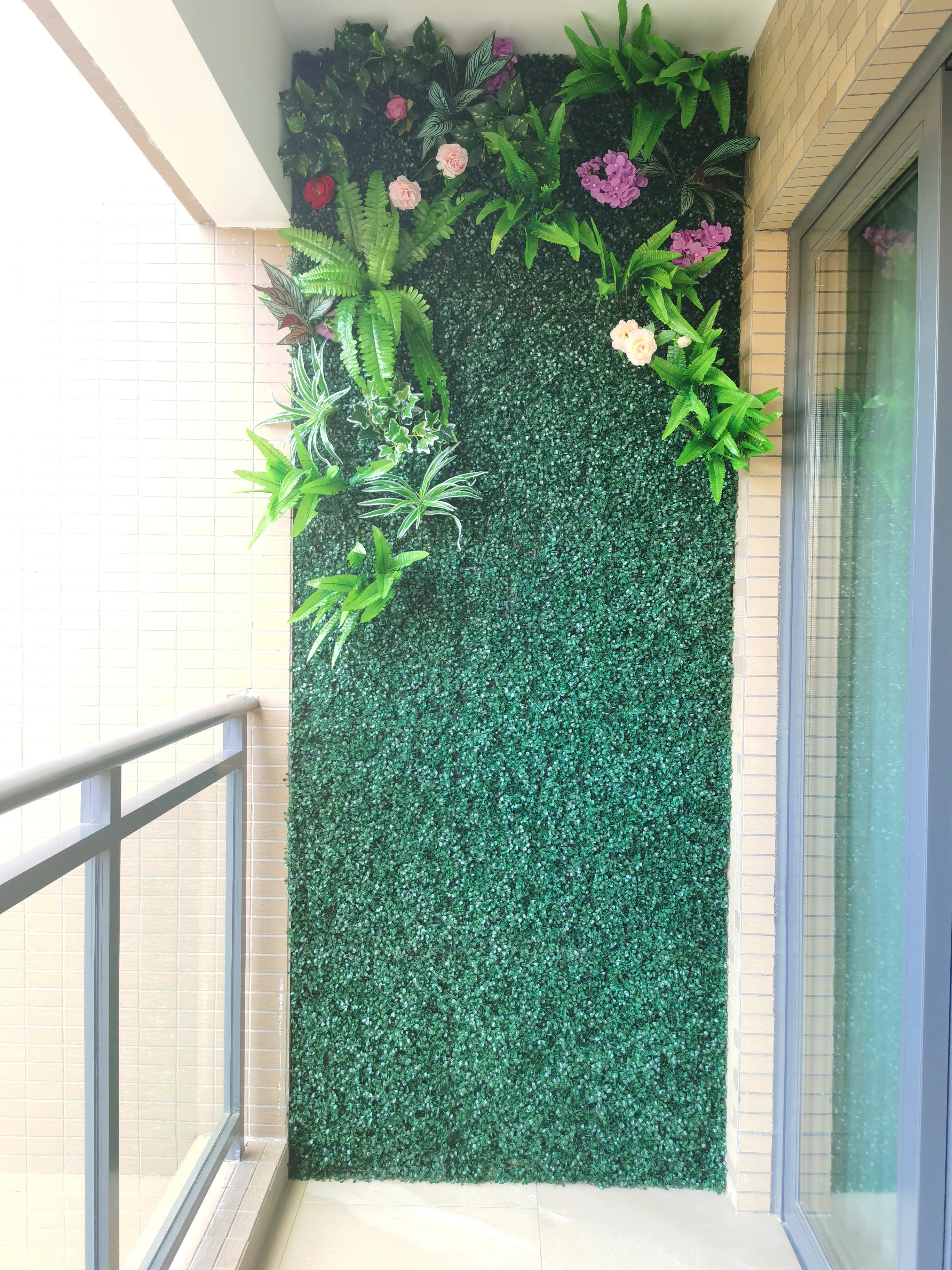 Artificial Grass Wall Plant Wall Is Suitable for DIY Background Decoration, Simulation Plant Wall, Plastic Lawn, Wedding Party,