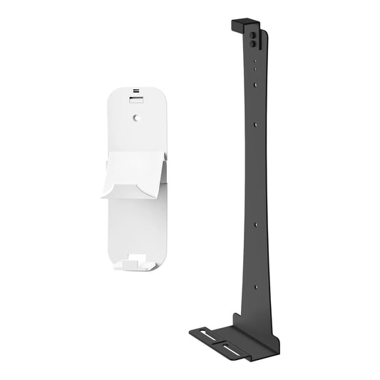 Steel Wall Mount Bracket Compatible with PS5 Slim, Stable Metal Wall Hanging Stand for PS5 Slim with Controller&Headphone P5227