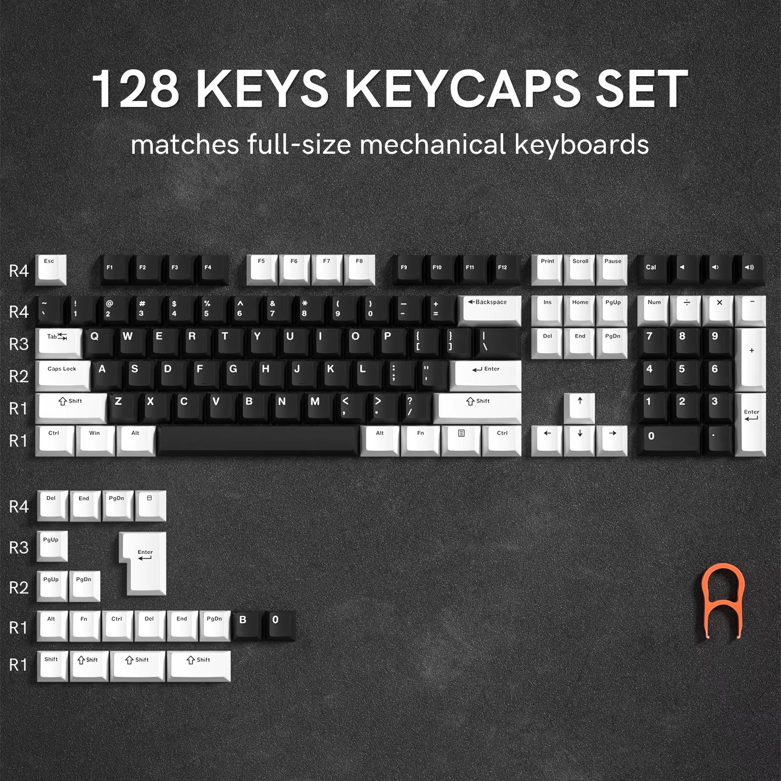 138 Keys Retro Grey Blue PBT Keycap Double Shot Cherry Profile Key Caps for Cherry MX Switches Mechanical Gamer Keyboard