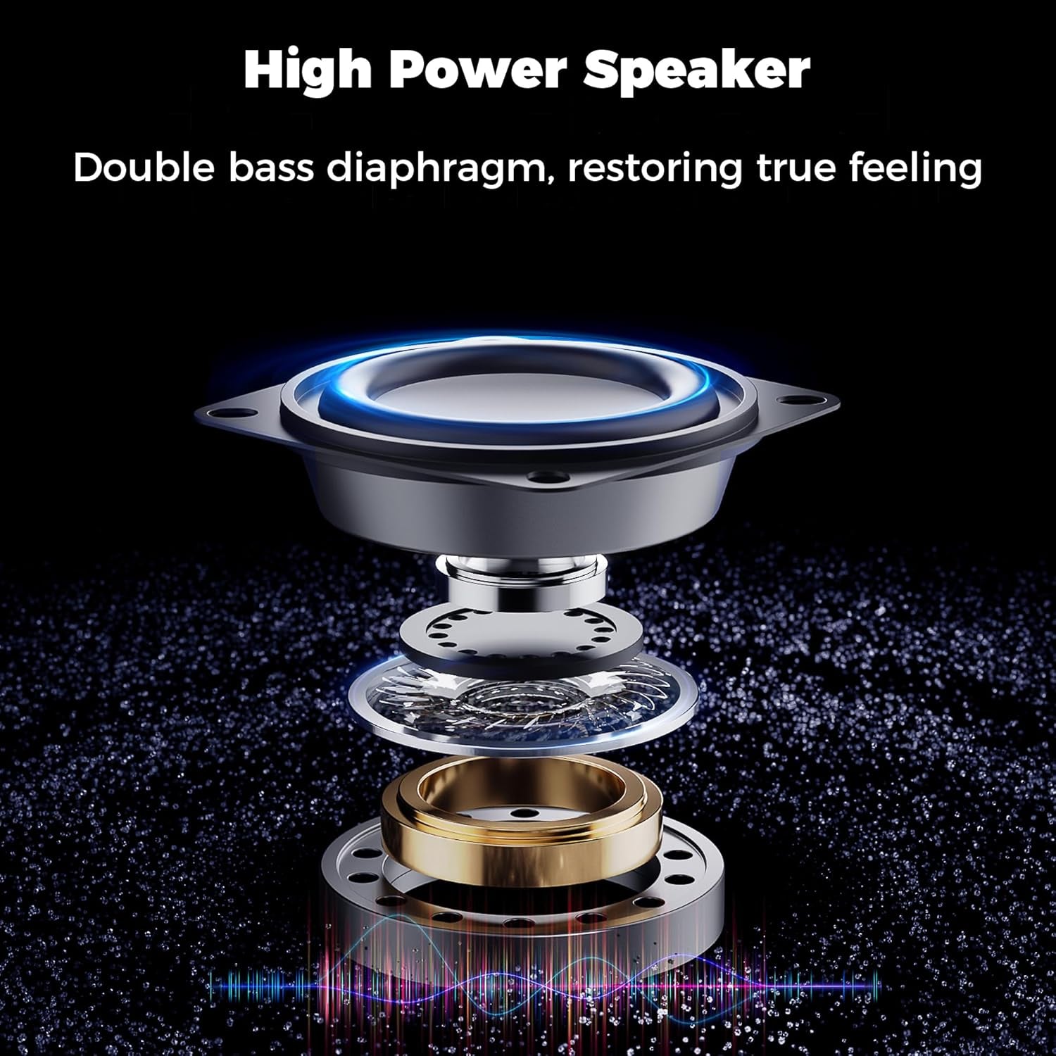 ROSON Computer Speakers, Gaming PC Speakers with Enhanced Bass and Volume Contro