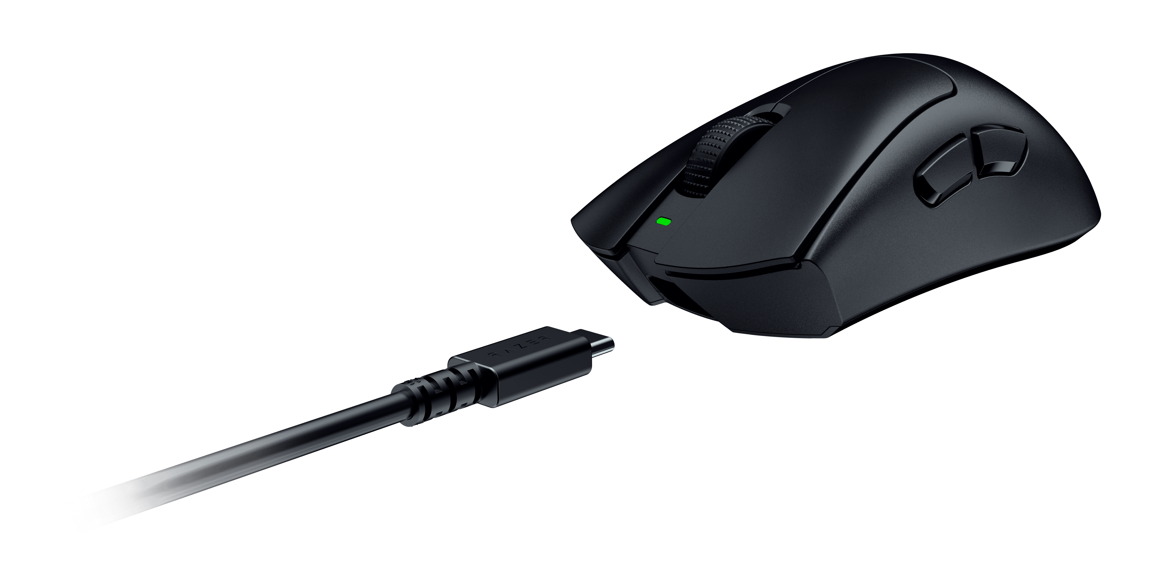 Deathadder V3 Hyperspeed Optical USB Wireless Gaming Mouse, Black