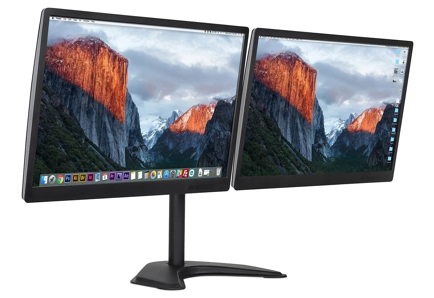 Dual Monitor Desk Stand for 17