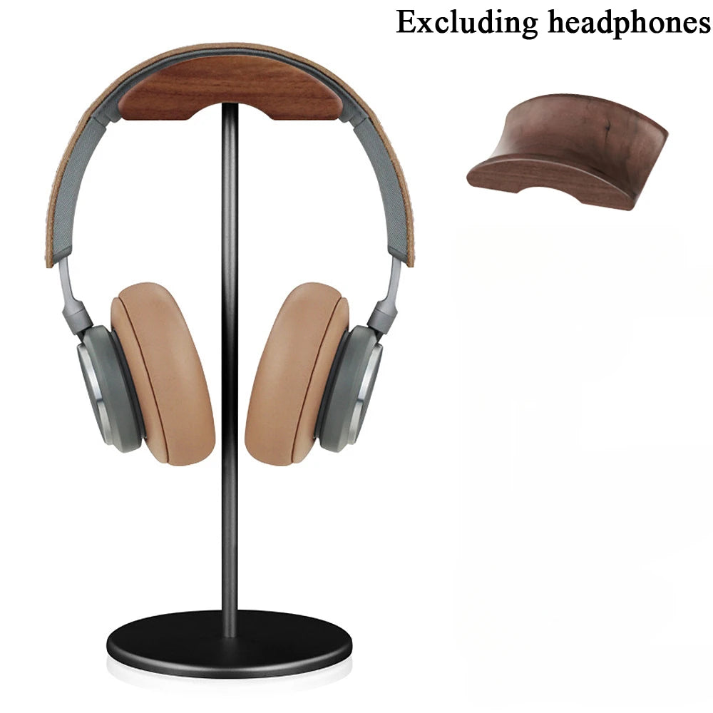Industrial and Modern Wood/Metal Headphone stand