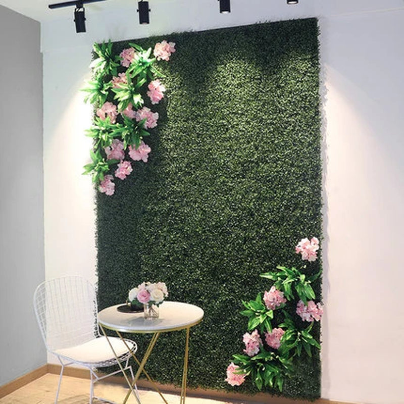 Artificial Grass Wall Plant Wall Is Suitable for DIY Background Decoration, Simulation Plant Wall, Plastic Lawn, Wedding Party,