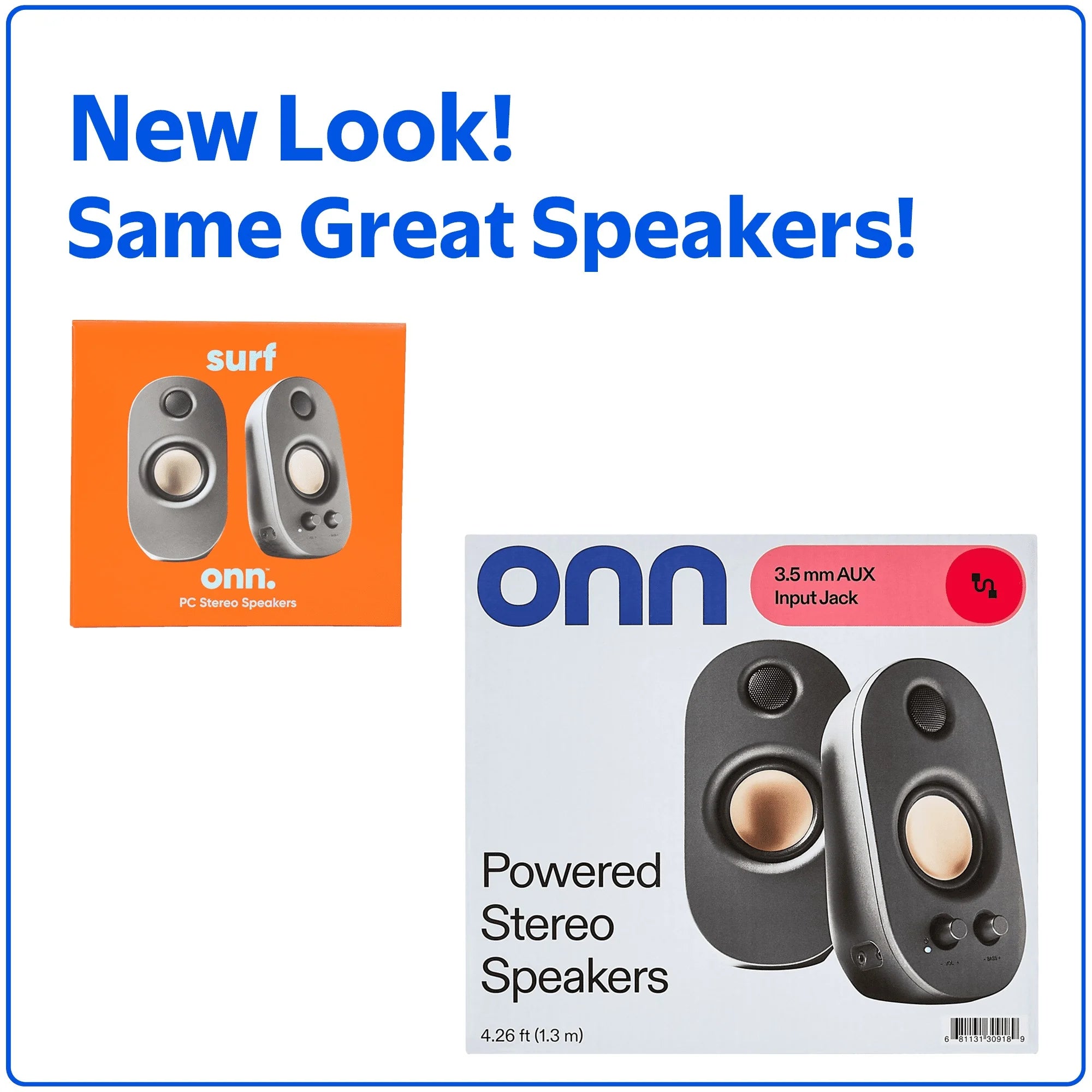 AC Powered Computer Speakers with Volume and Bass Controls, 7.32