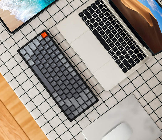 K2 Wireless Mechanical Keyboard, 75% Layout 84 Key Bluetooth/Usb-C Wired Compact RGB Backlit anti Ghosting/N-Key Rollover, Gateron G Pro Red Switch Aluminum Frame for Mac Windows, Version 2