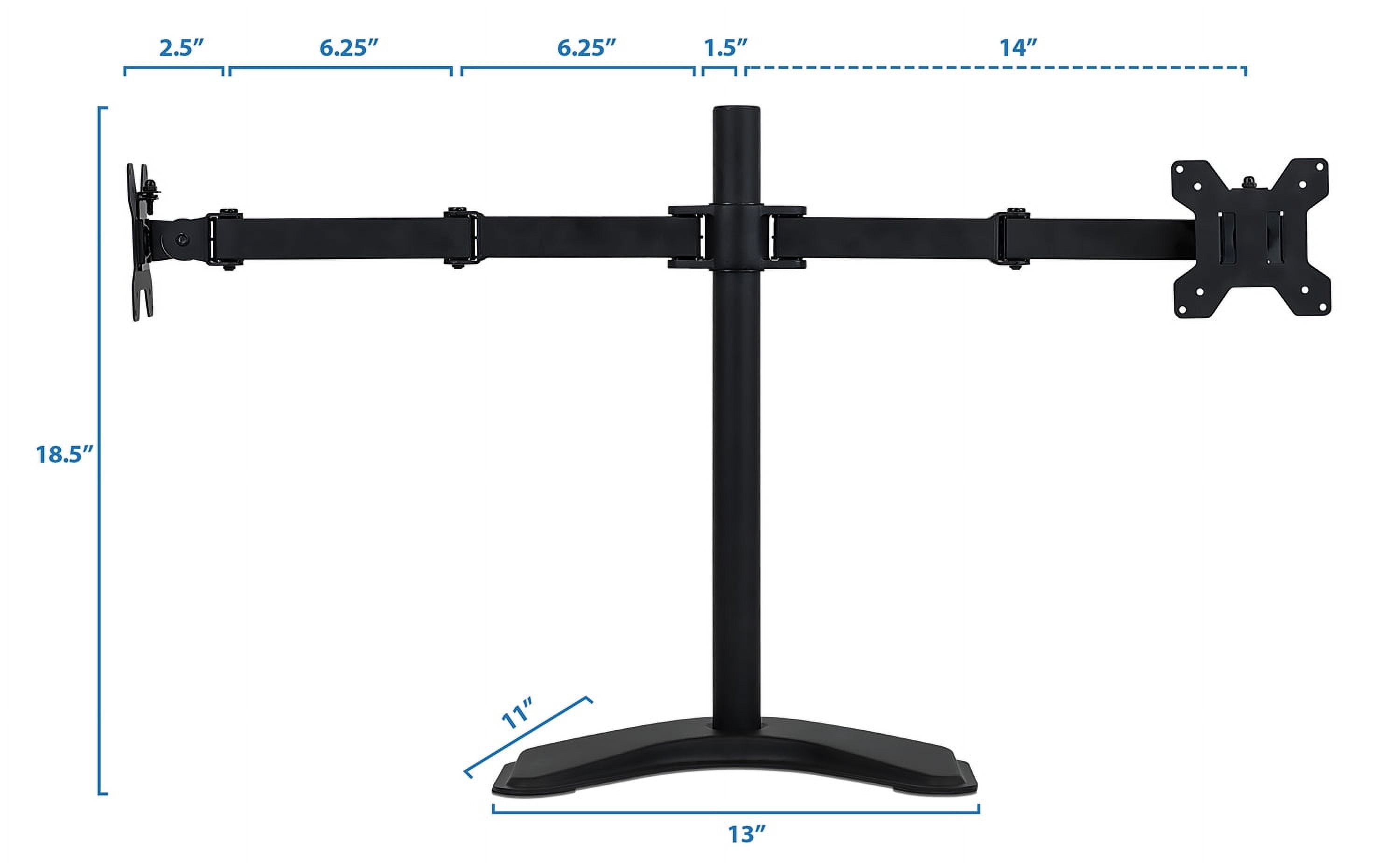 Dual Monitor Desk Stand for 17