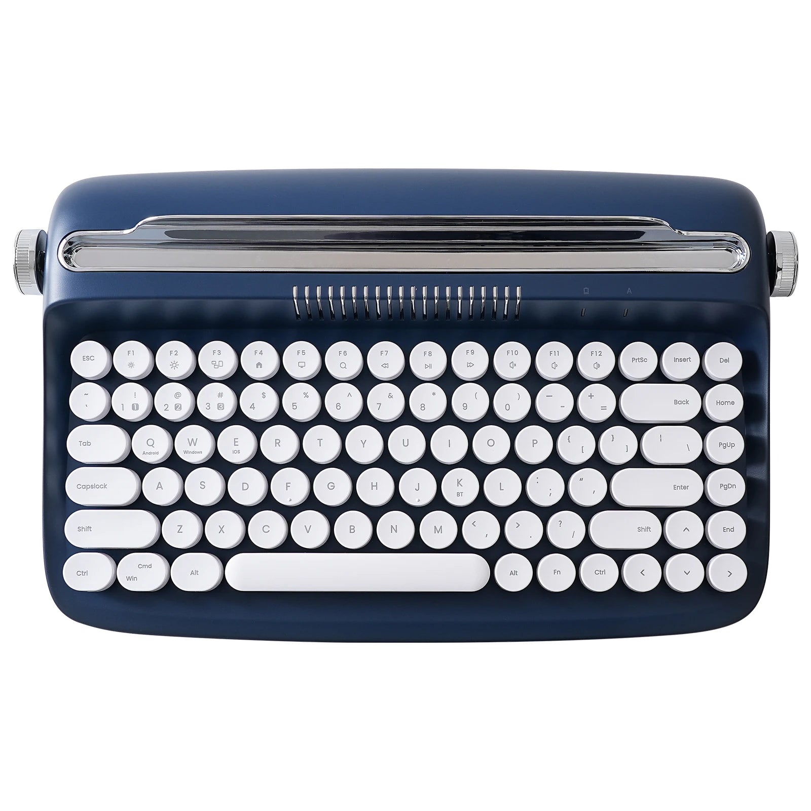 Retro Wireless Typewriter Aesthetic Keyboard