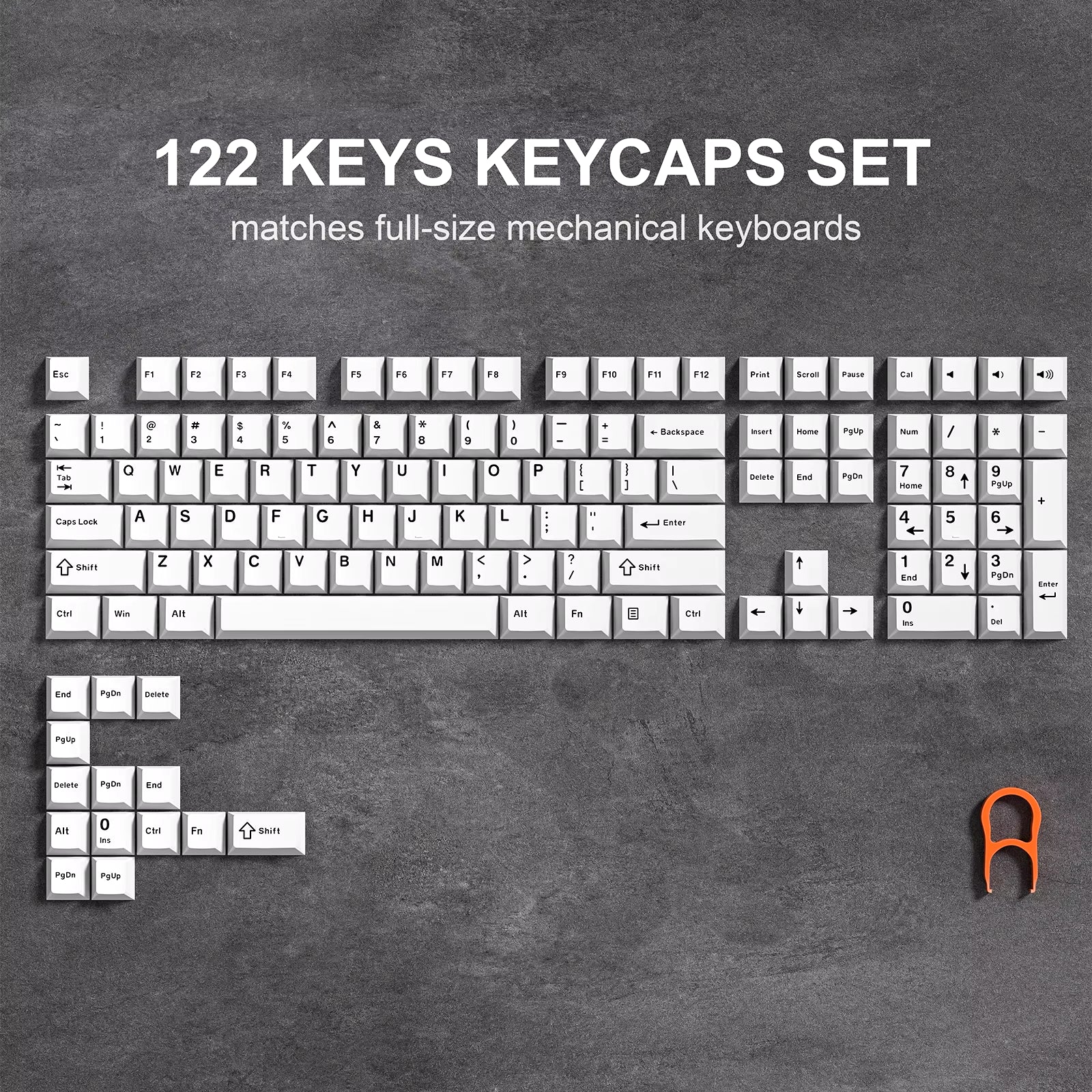 138 Keys Retro Grey Blue PBT Keycap Double Shot Cherry Profile Key Caps for Cherry MX Switches Mechanical Gamer Keyboard