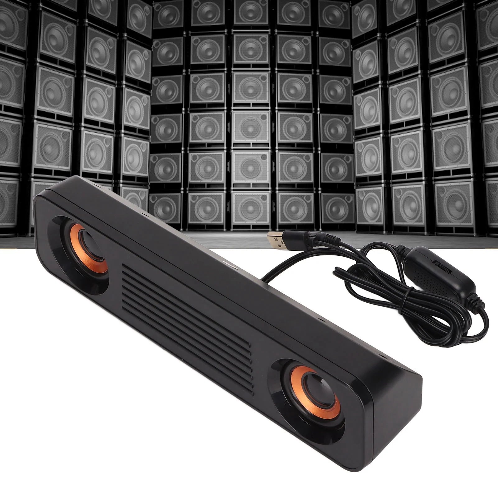 T83 USB Powered Computer Speakers, ABS Green