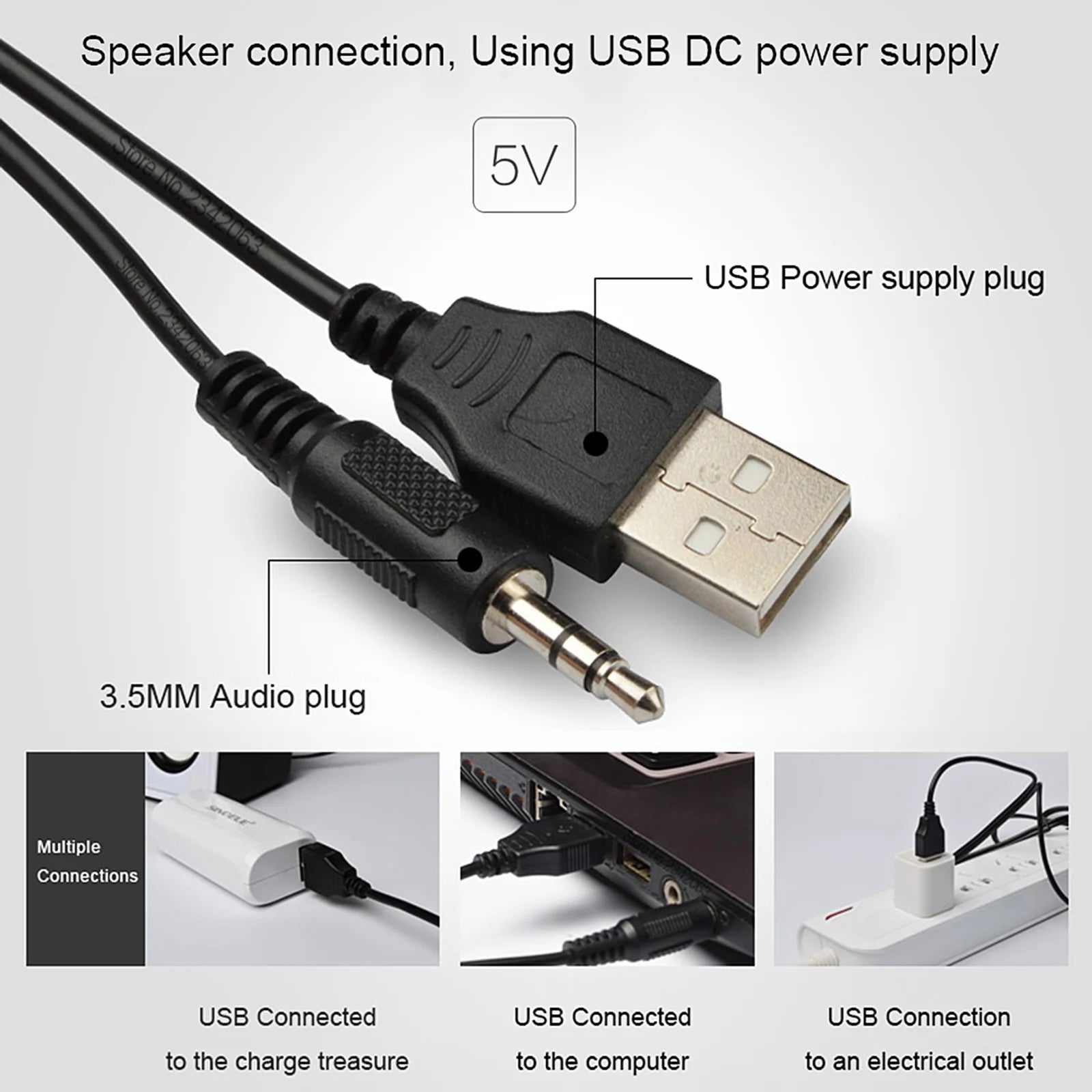 D-202 USB Wired Combination Speakers Computer Speakers Stereo Music Player Subwoofer Sound for Desktop Laptop Notebook Tablet