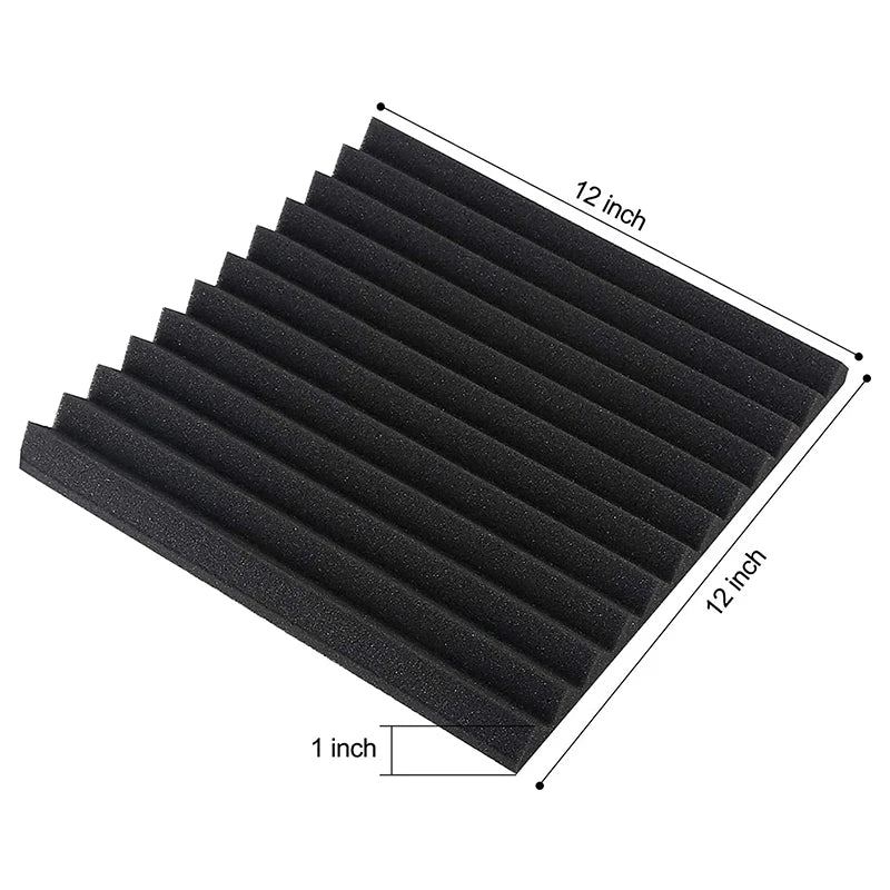 60 Pcs Sound Insulation Board Sound Insulation Studio Foam,For Wall Sound Insulation Board,For Home Studio,2.5X 30X 30Cm CNIM Ho